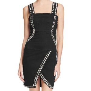 Kendall & Kylie Black Studded Dress XS